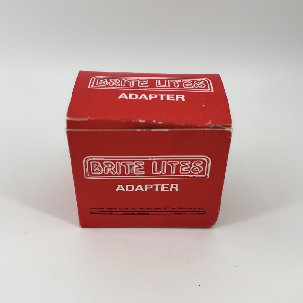 New in Packaging Dept‎ 56 Brite Lites Adapter #52256 NOS